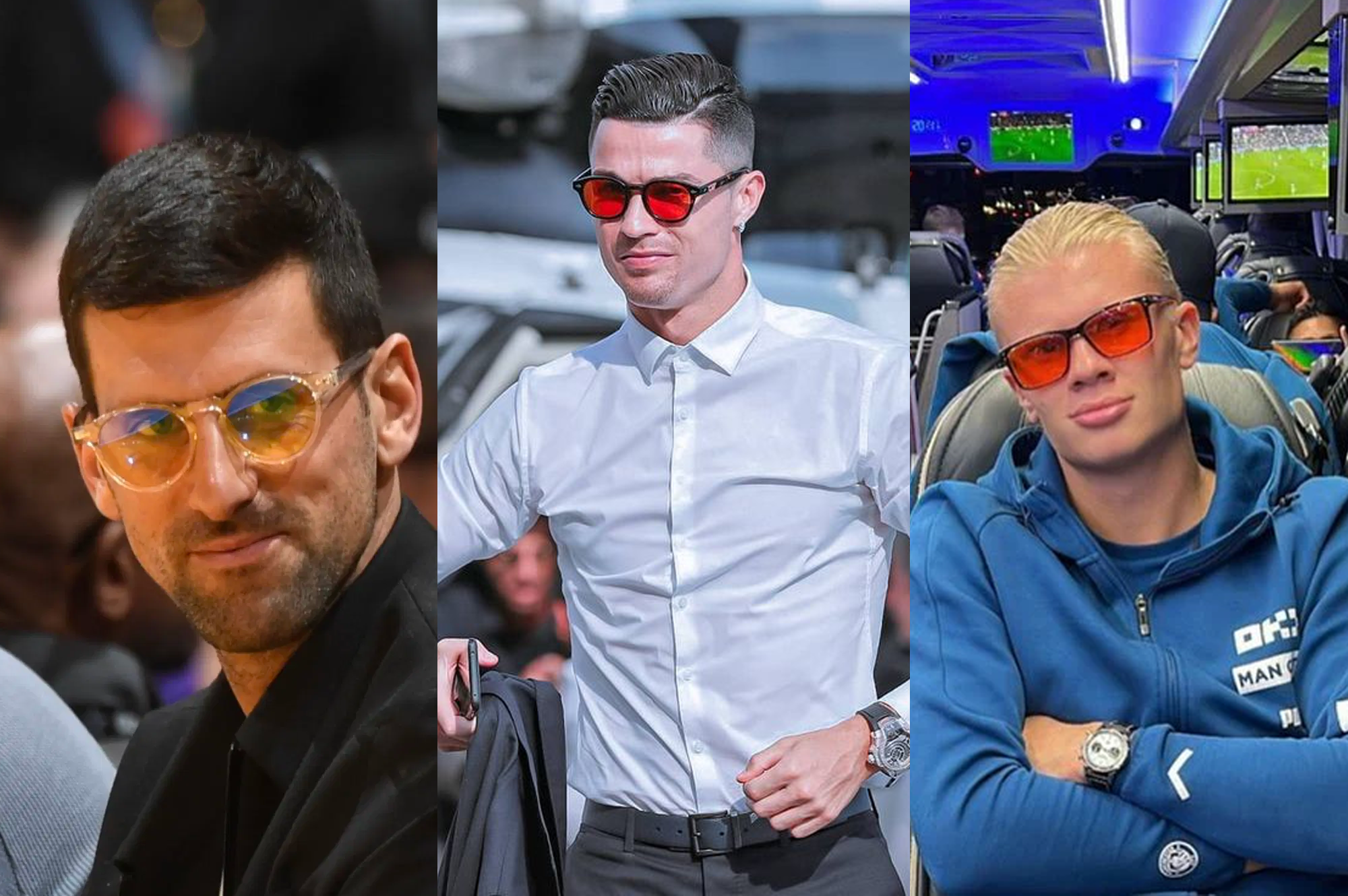 Zašto Đoković, Ronaldo i Haaland koriste blue-blocker naočare?